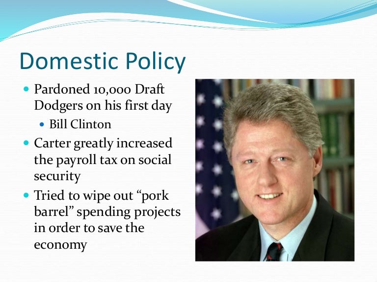 Iv 5 carter domestic policy