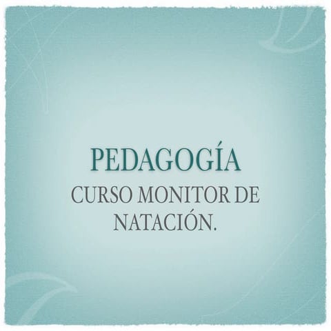 Iv. pedagogía