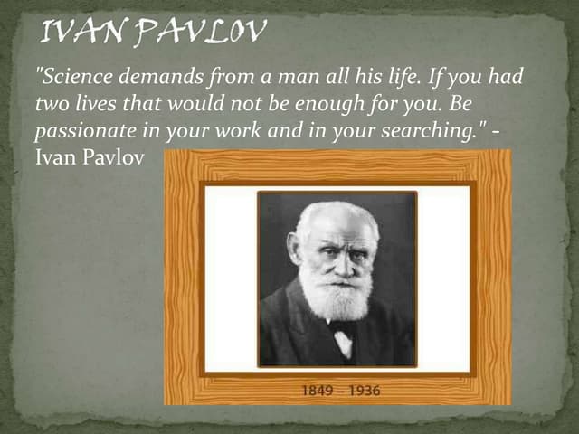 Classical Conditioning by Ivan Pavlov. | PPTX