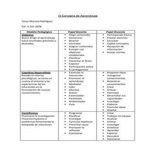 Iv consigna de aprendizaje