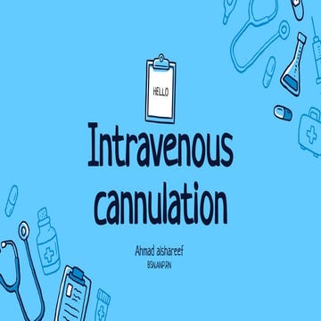 Intravenous Cannulation