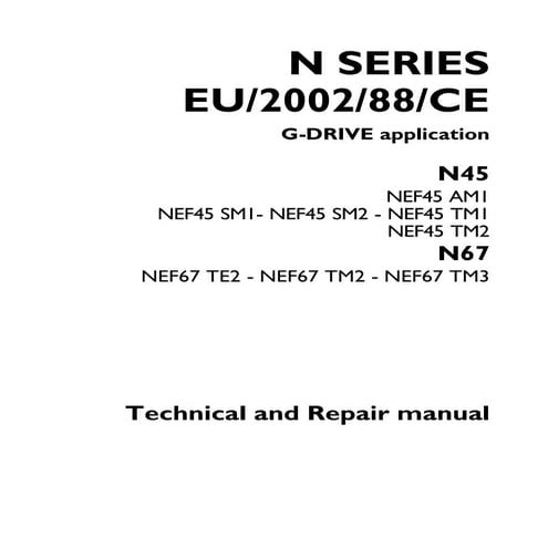 Iveco nef67 tm3 service repair manual