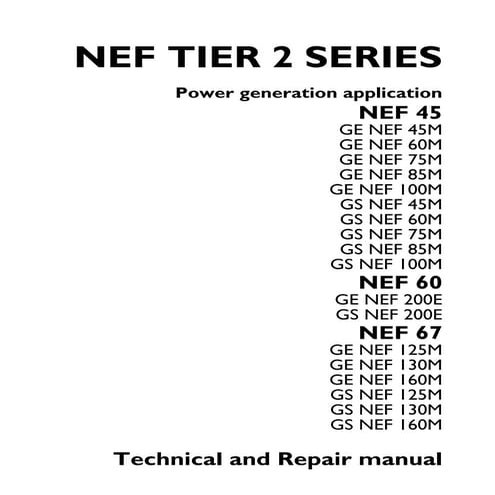 Iveco workshop manual