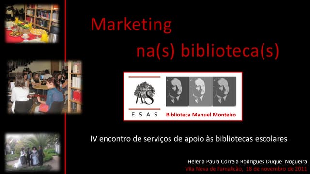 Marketing na(s) biblioteca(s)