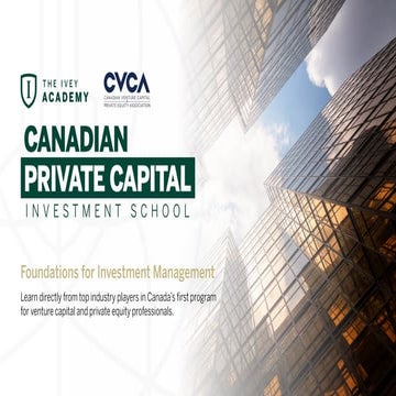 Ivey Investment Program Overview