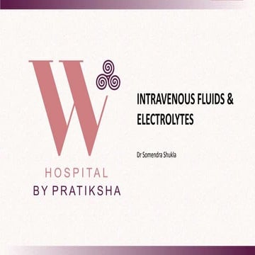 IV FLUID FOR NURSING STAFF