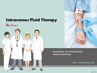 Iv fluid therapy (types, indications, doses calculation)