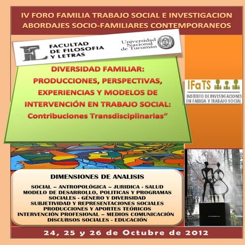 Iv foro de familia y trabajo social