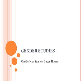 IV Gender Studies
