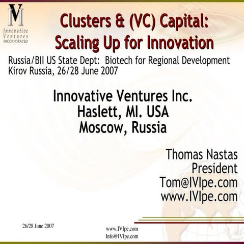 IVI Kirov 27 June 2007 Presentation For Distribution