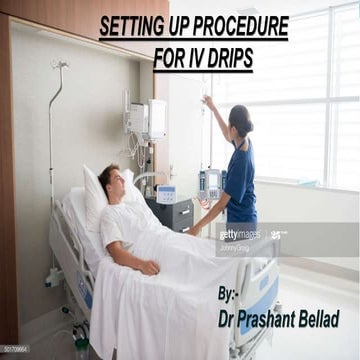 setting up procedure for iv drips