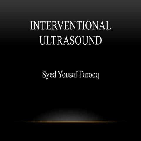 Interventional Ultrasound