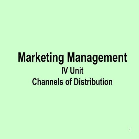 Optimizing Channels of Distribution for Business Success