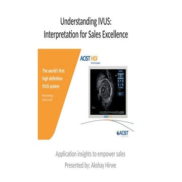 Intravascular Ultrasound (IVUS) | PPTX