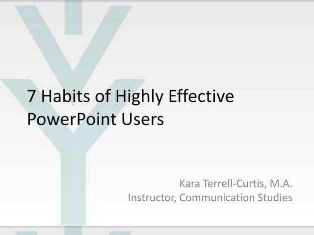 Ivy tech presentation