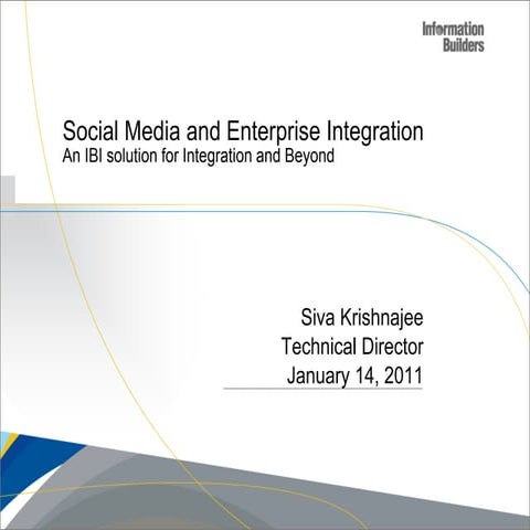 Social Media and Enterprise Integration