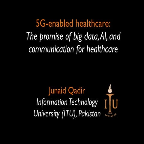 IWCMC Invited Talk for the E-5G Presentation