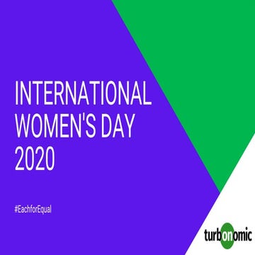 International Women's Day 2020 - Turbonomic