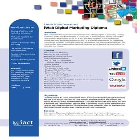 I web digital marketing