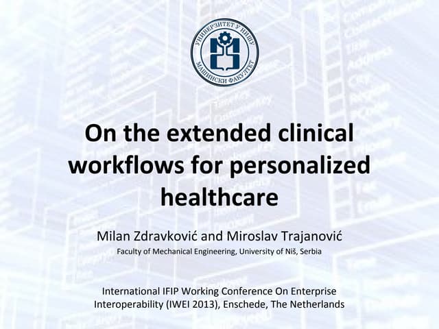 Clinic Workflow Diagram
