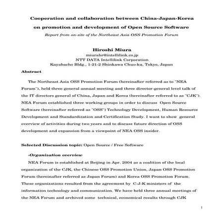 Iwfst 2005.Position Paper