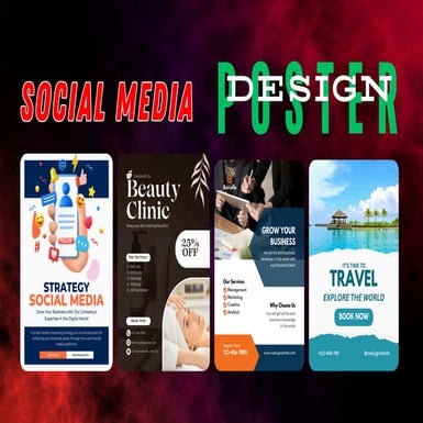 I will design eye catching flyers, brochures, and canva social media ...
