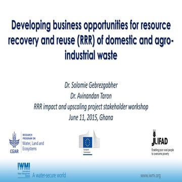 IWMI_Developing business opportunities for resource recovery and reuse of dom...