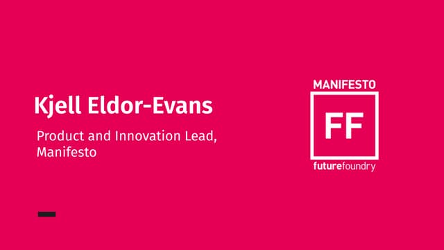 Supporting Institutions in Changing Times: Manifesto
