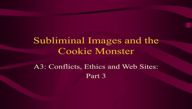 IWMW 2001: Practical Web Strategies: Conflict, Ethics and Your Web Site (5)