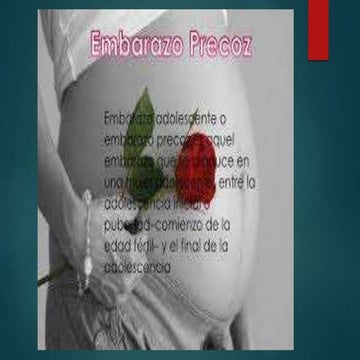 Embarazo precoz