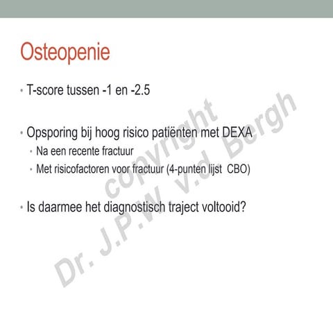 Osteoporose en fractuurpreventie: een update | PDF