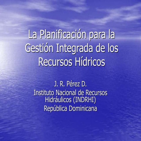 recursos hidricos