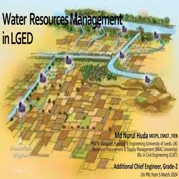Integrated Water Resources Management in Bangladesh: LGED Context | PPTX