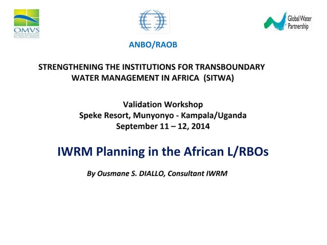 Iwrm planning ppp draft 2