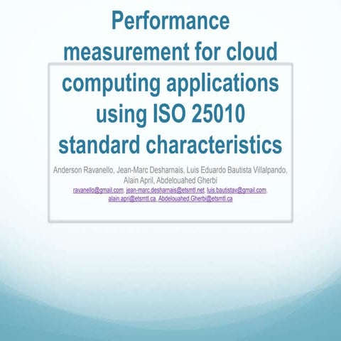 Iwsm2014   performance measurement for cloud computing applications using iso...