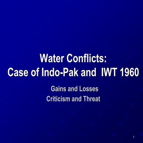 IWT 1960-gains and losses.ppt