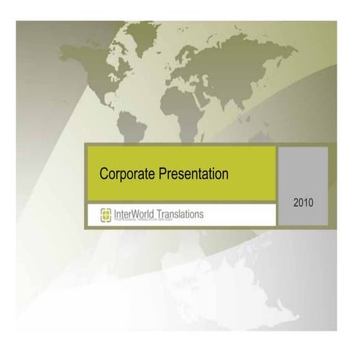 Iwt Corporate Presentation 2010