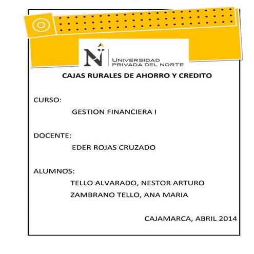 Cajas ahorro y credito de Cajamarca