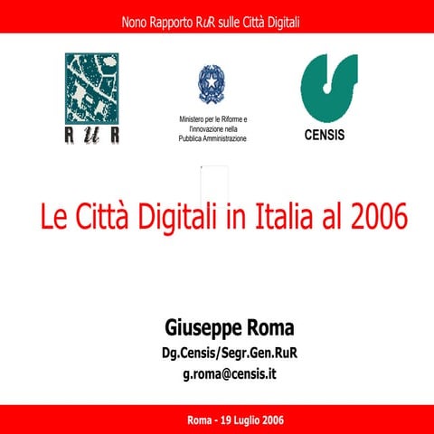 Ix Dittà Digitali 18.07 Roma