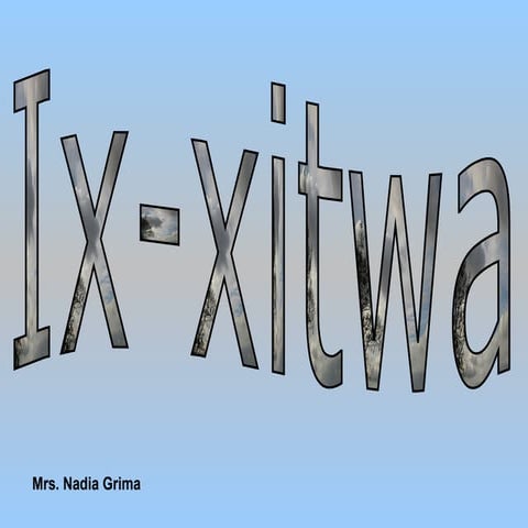Ix-xitwa 