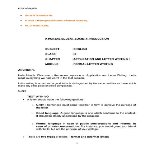 Ix application and letter writing 2_beta