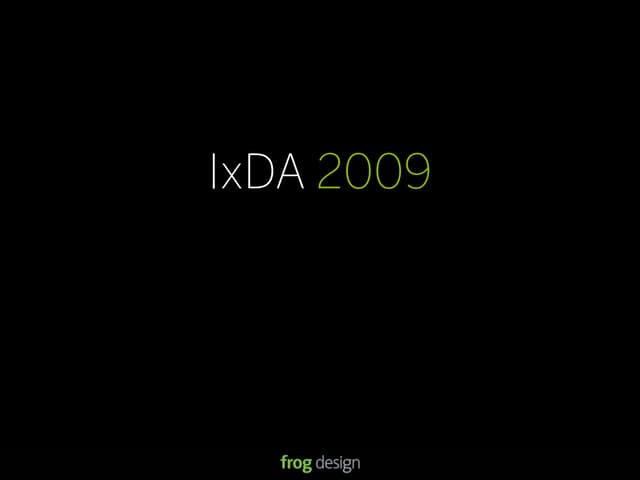 Interaction design IS NOT ABOUT computing technology