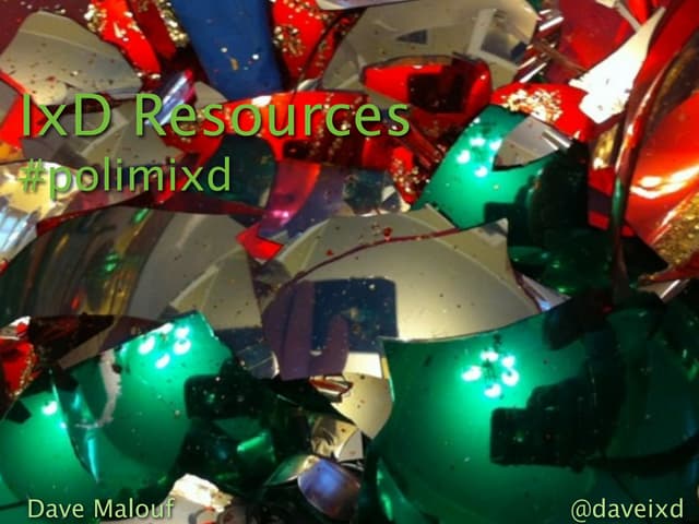 Interaction Design Resources