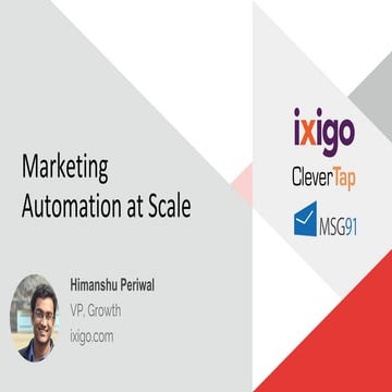 Marketing Automation at Scale- Strategies from the Boardroom