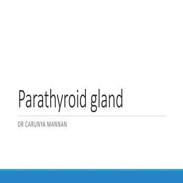 Parathyroid gland