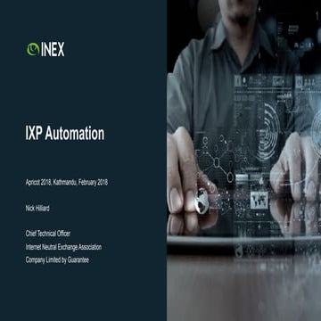 IXP Automation with SaltStack and NAPALM | PDF