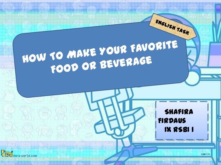 Procedure Text How To Make Cah Kangkung Terasi