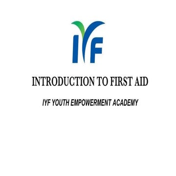 IYF Academy Lesson 1 Introduction to first aid.pdf