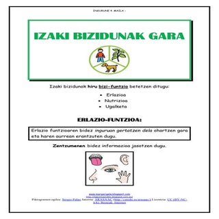 Izaki bizidunak gara