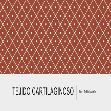 Tejido cartilaginoso-smartin